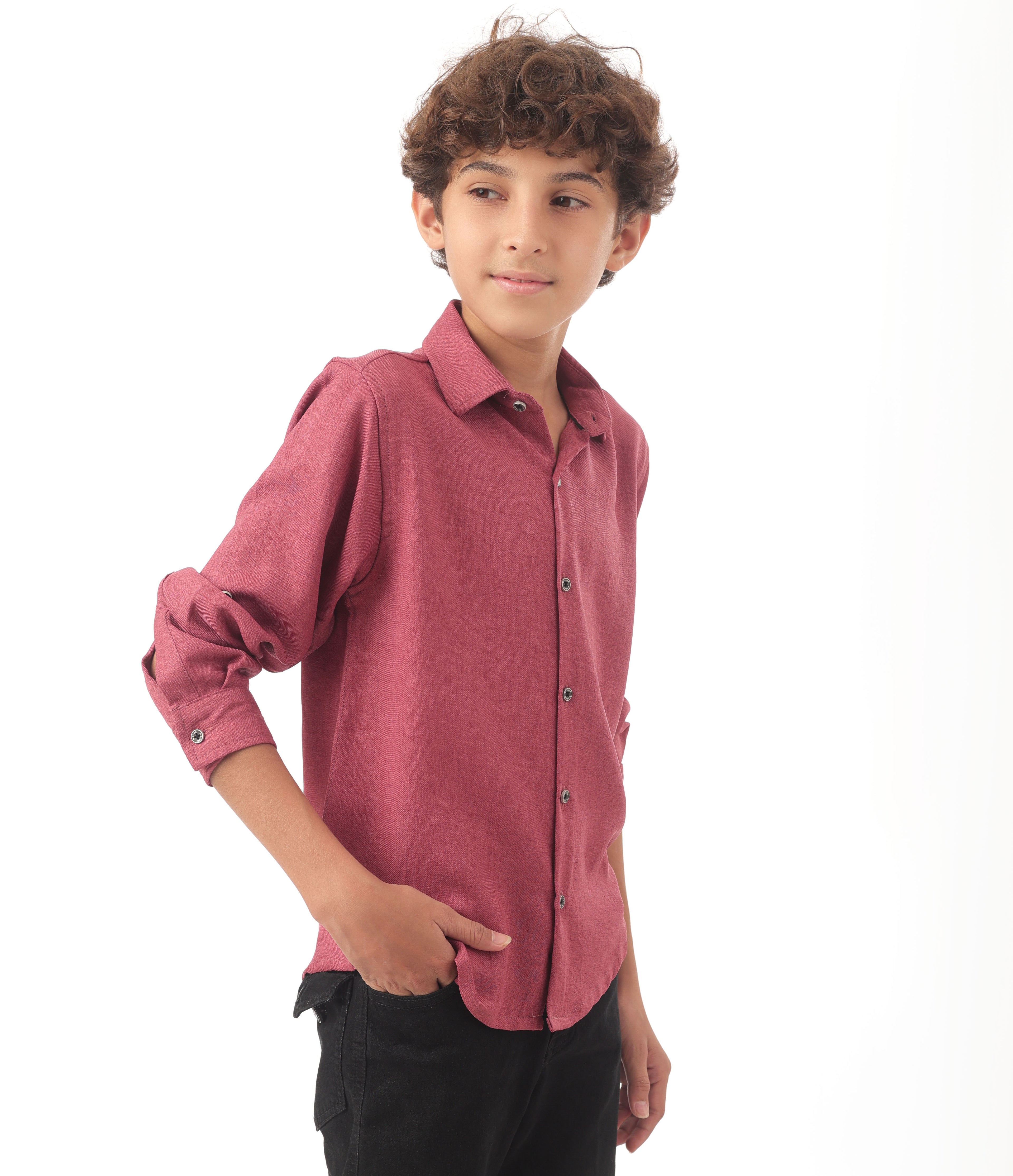 Boys full-sleeve semi-formal shirts