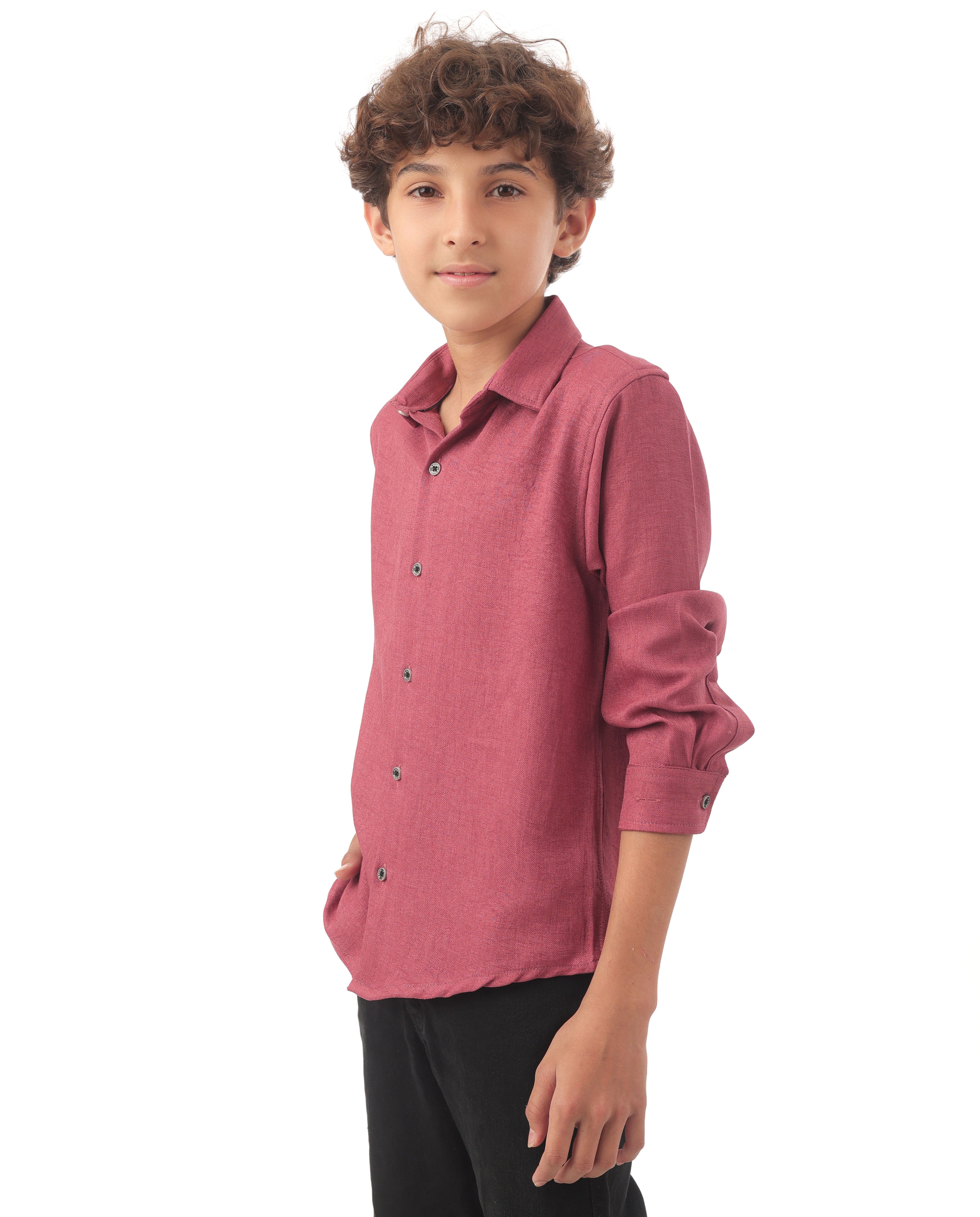 Boys full-sleeve semi-formal shirts