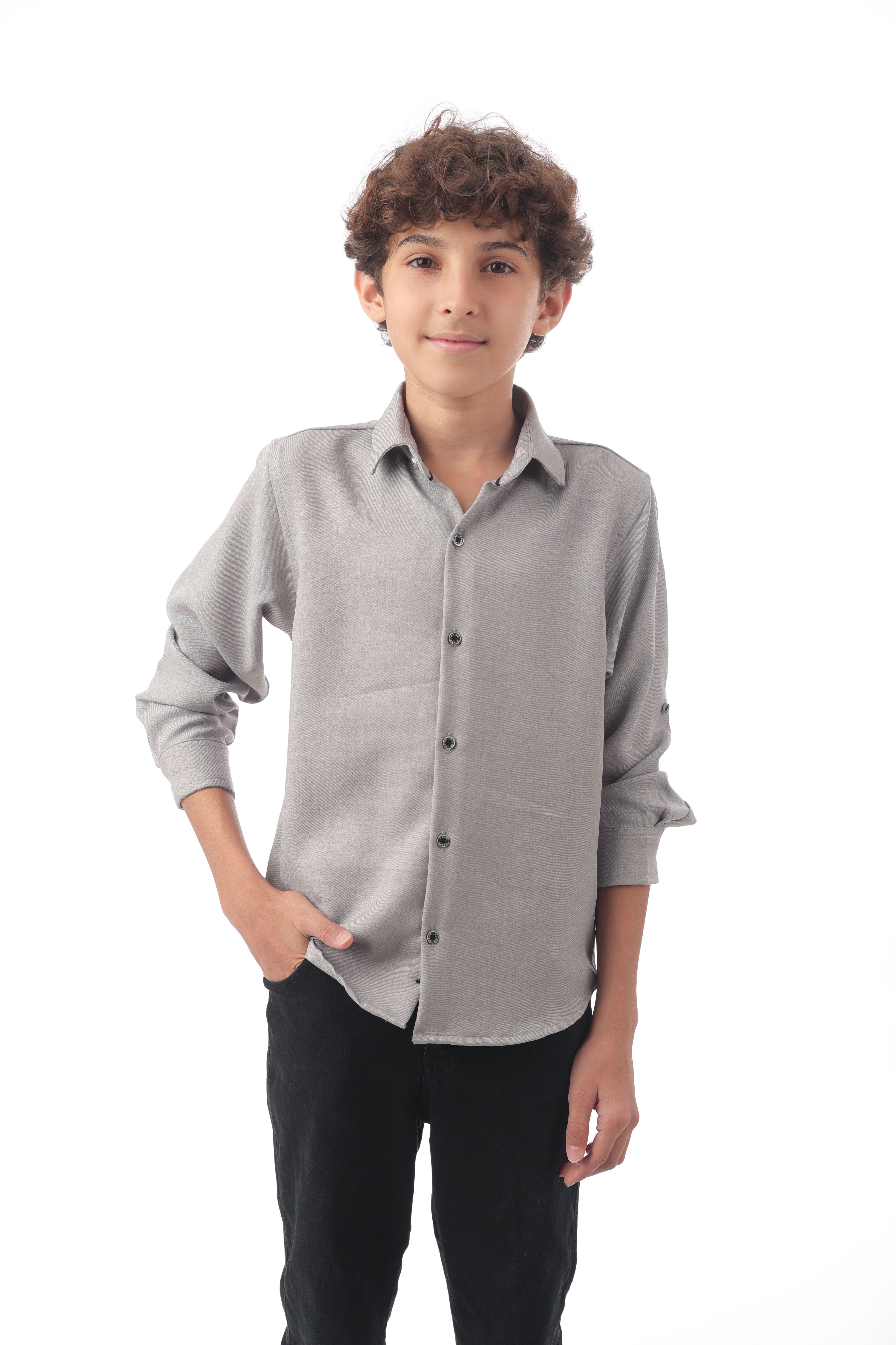 Boys full-sleeve semi-formal shirts
