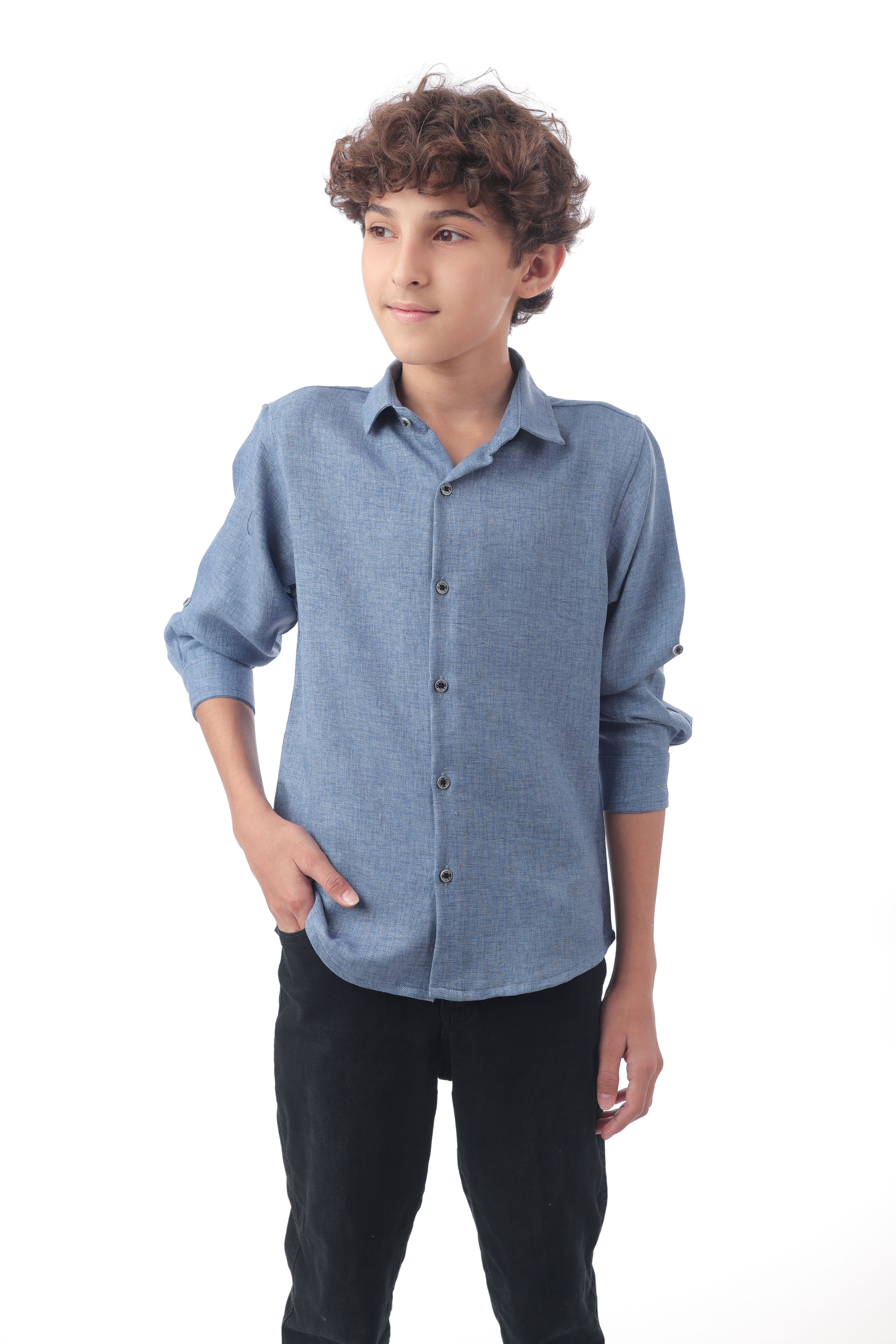 Boys full-sleeve semi-formal shirts