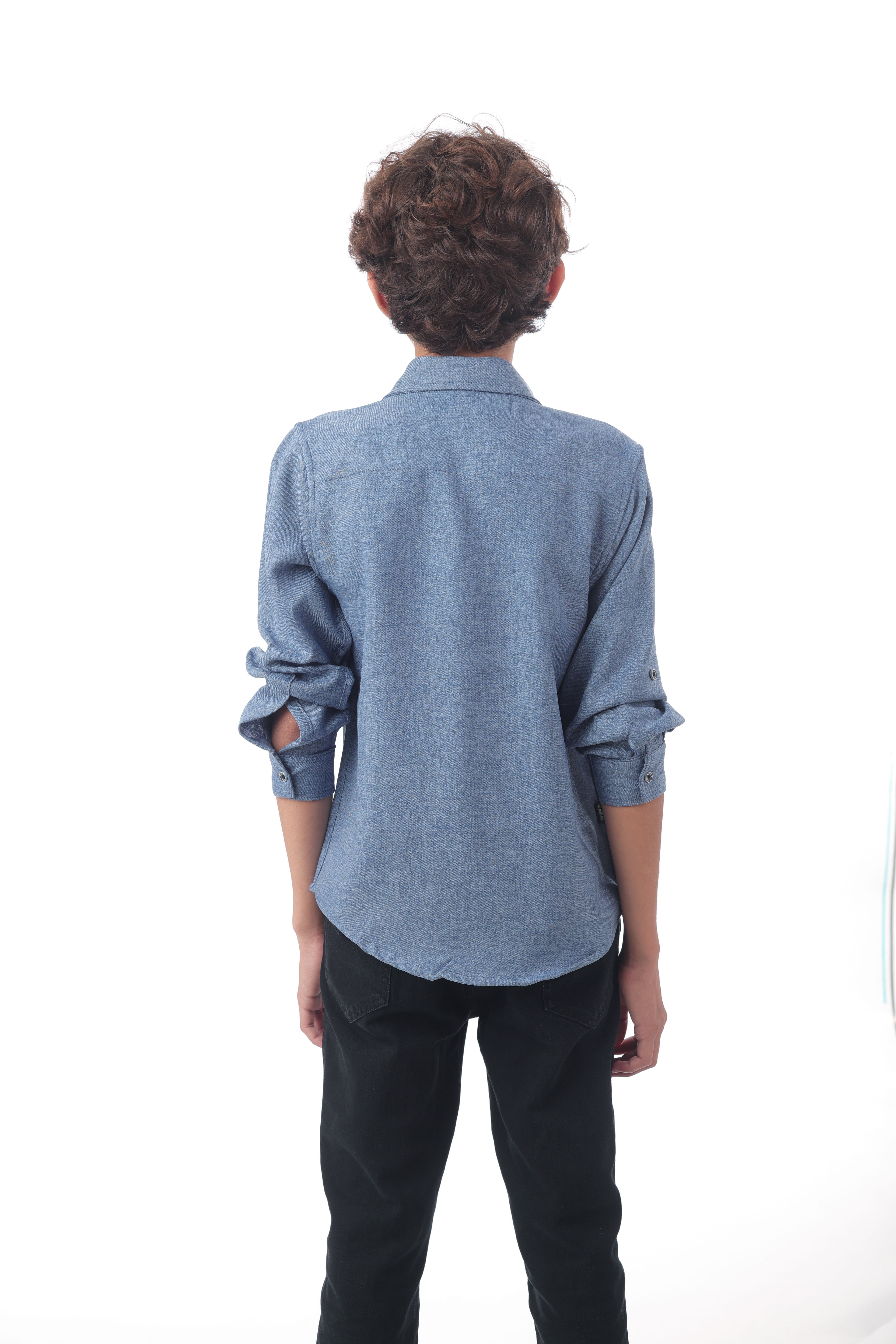 Boys full-sleeve semi-formal shirts