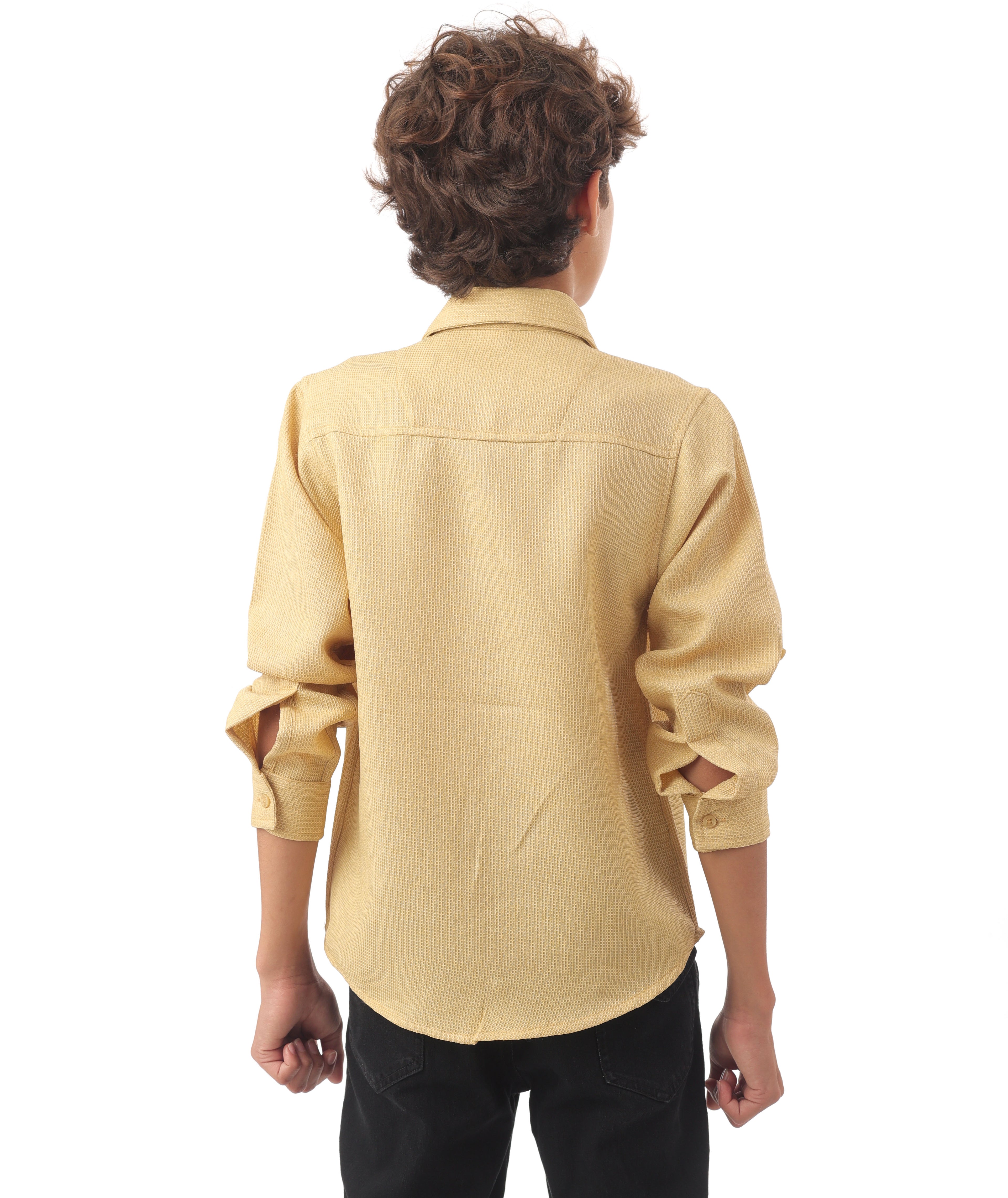 Long sleeve button-down semi-formal shirt