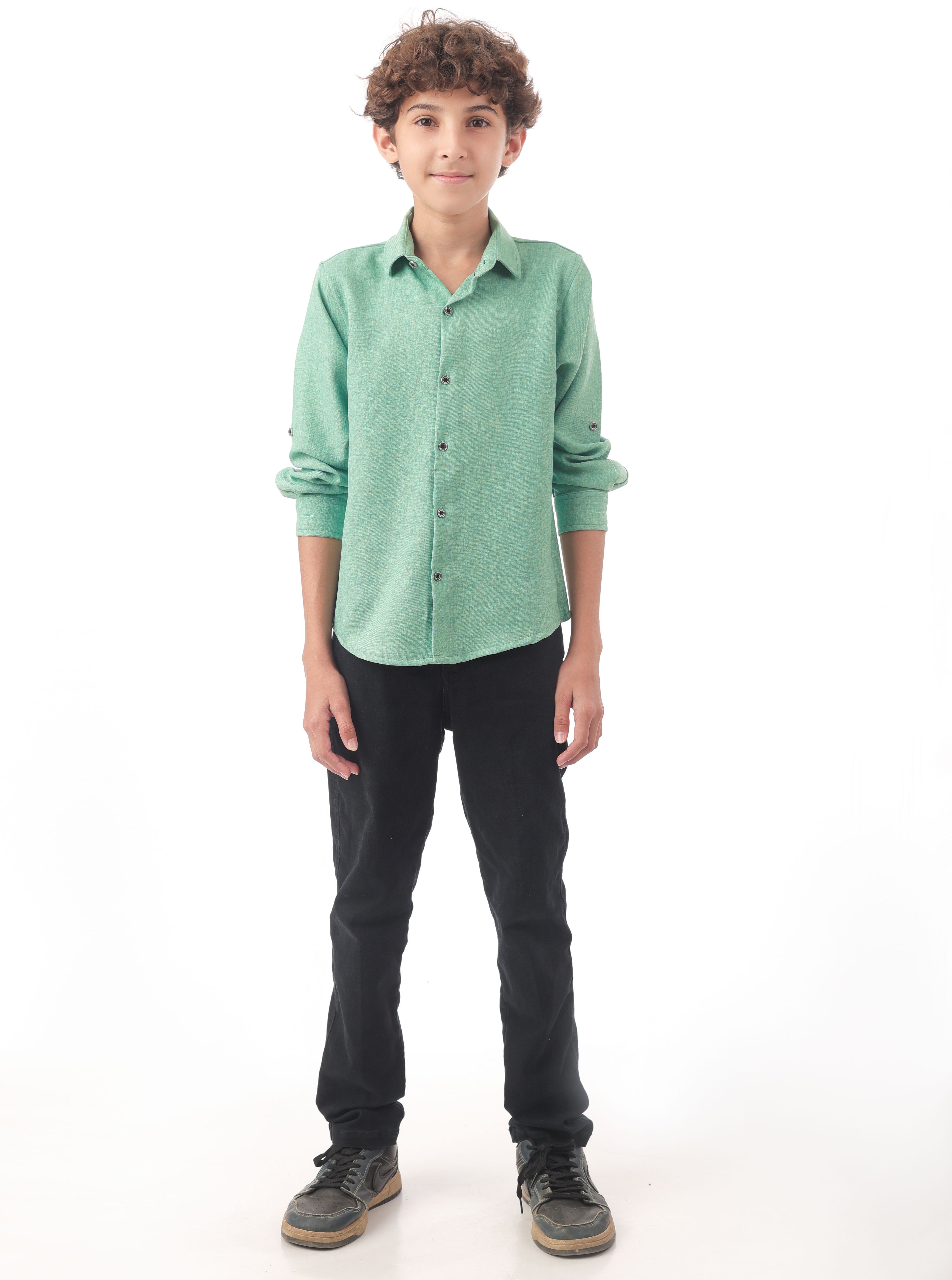 Boys full-sleeve semi-formal shirts