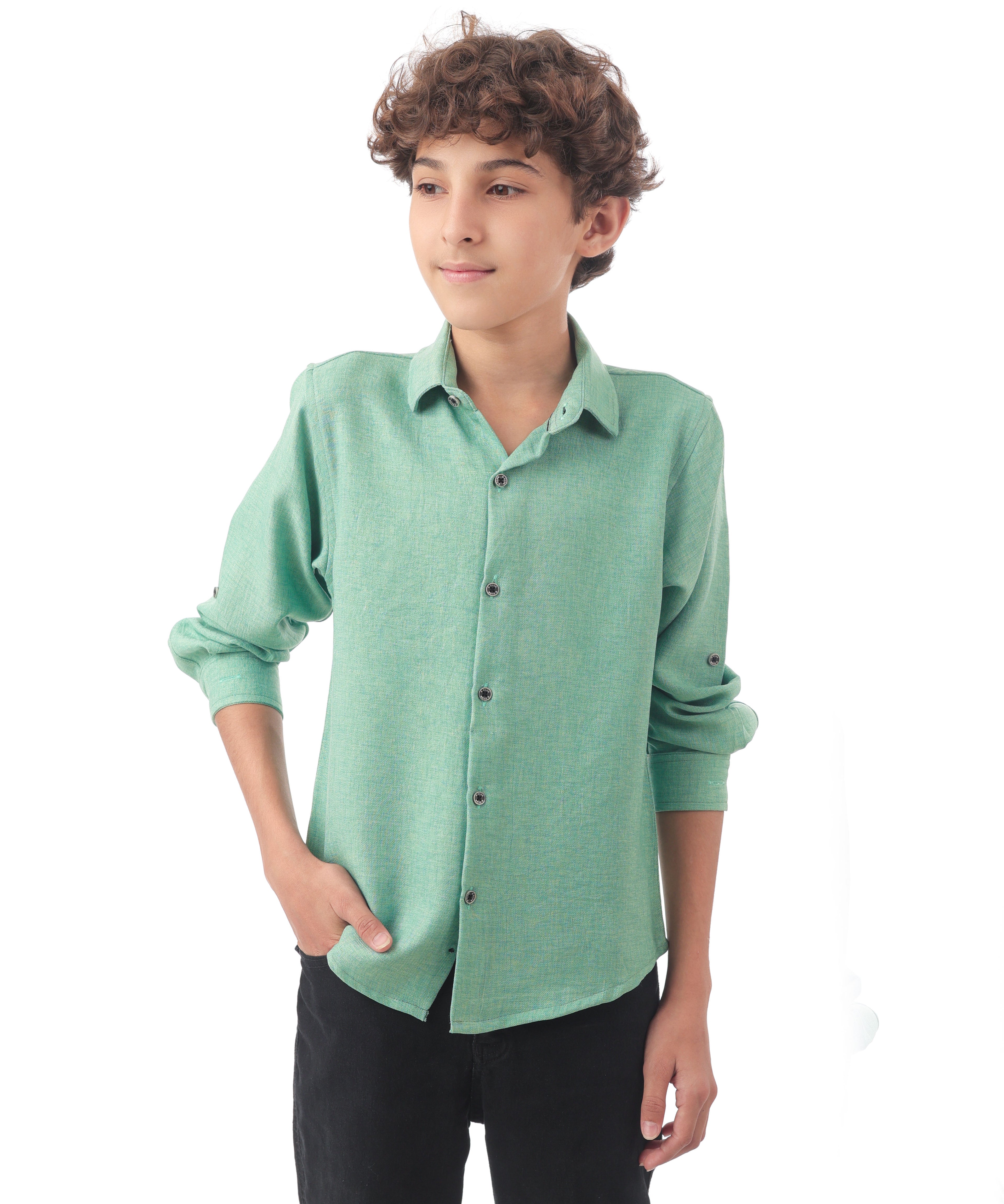 Boys full-sleeve semi-formal shirts