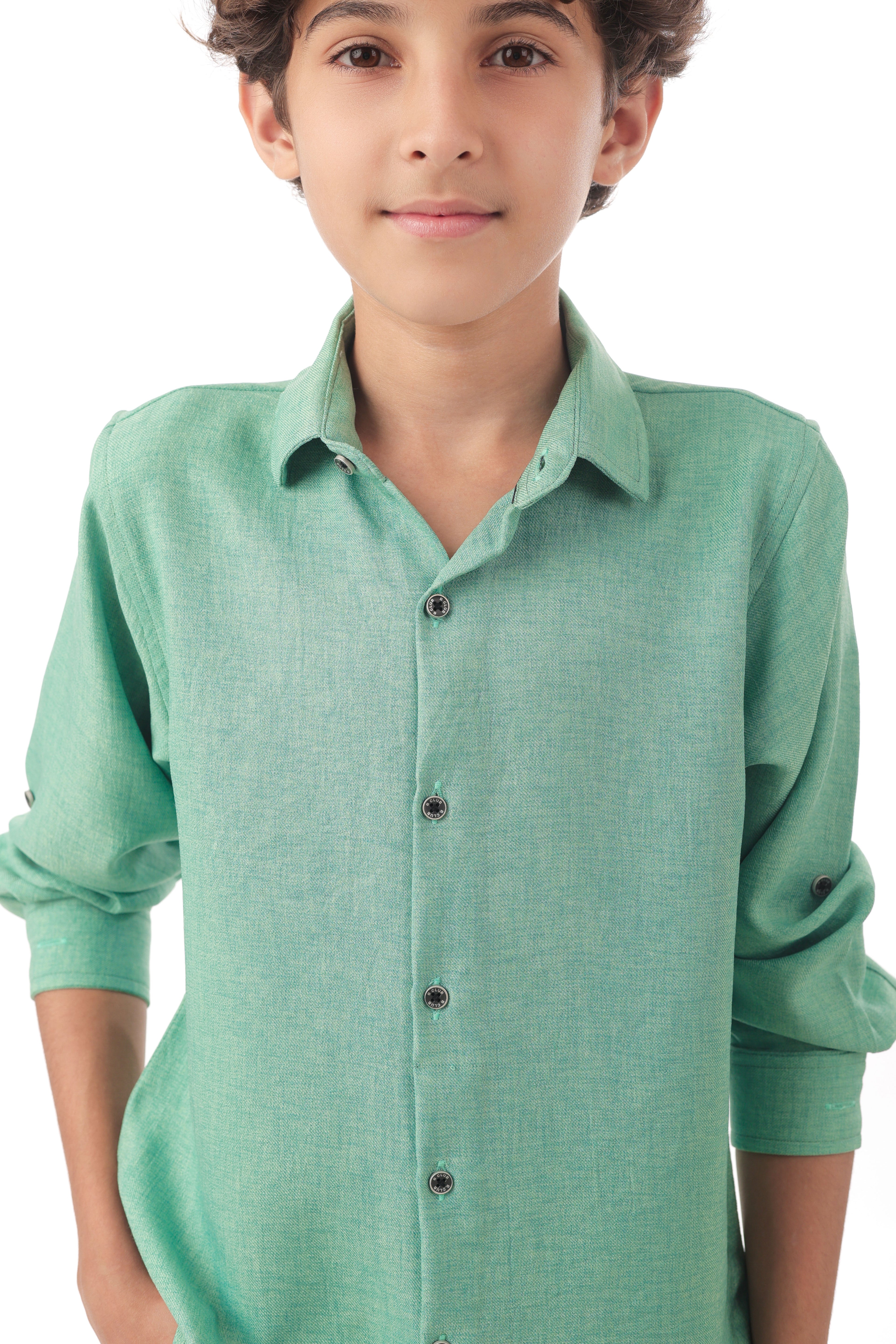 Boys full-sleeve semi-formal shirts