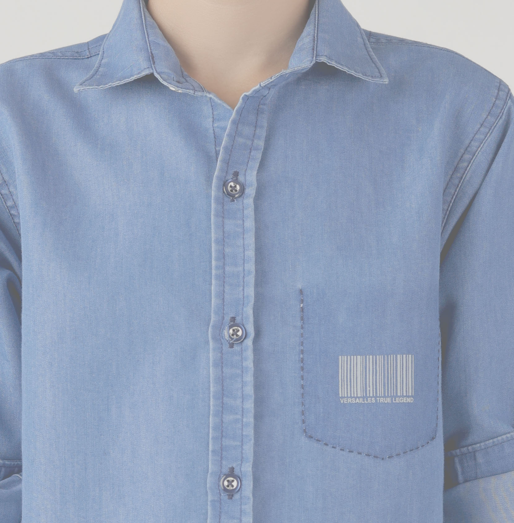 Classic blue denim with creative washing effect
