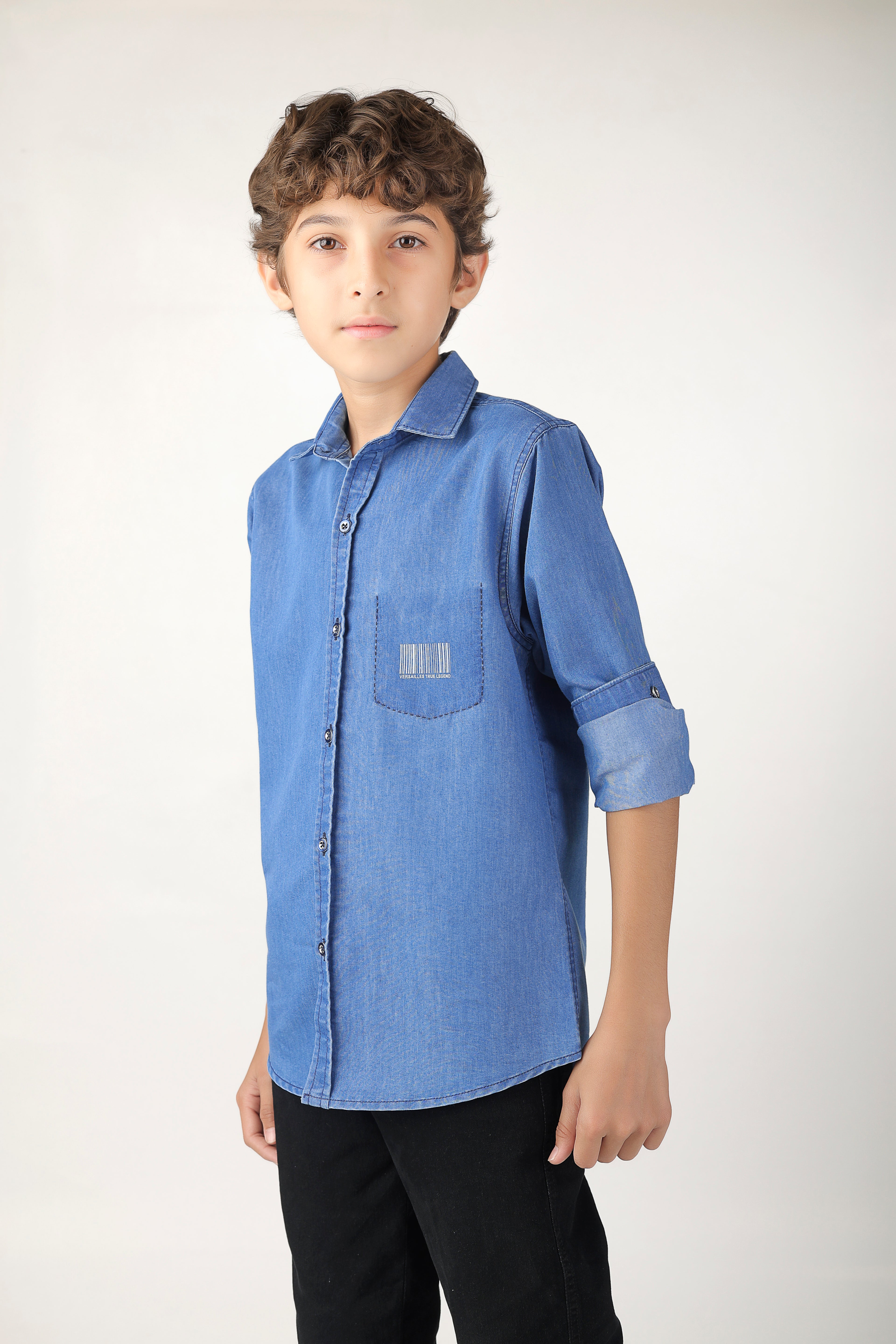 Classic blue denim with creative washing effect
