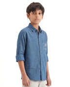 Geometric pattern Embroidered Shirt