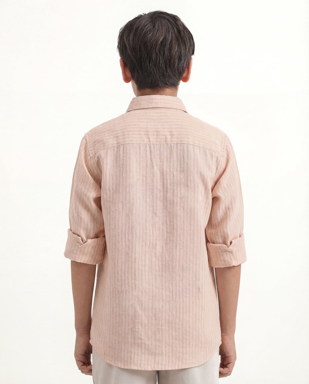 Abstract embroidery textured shirt