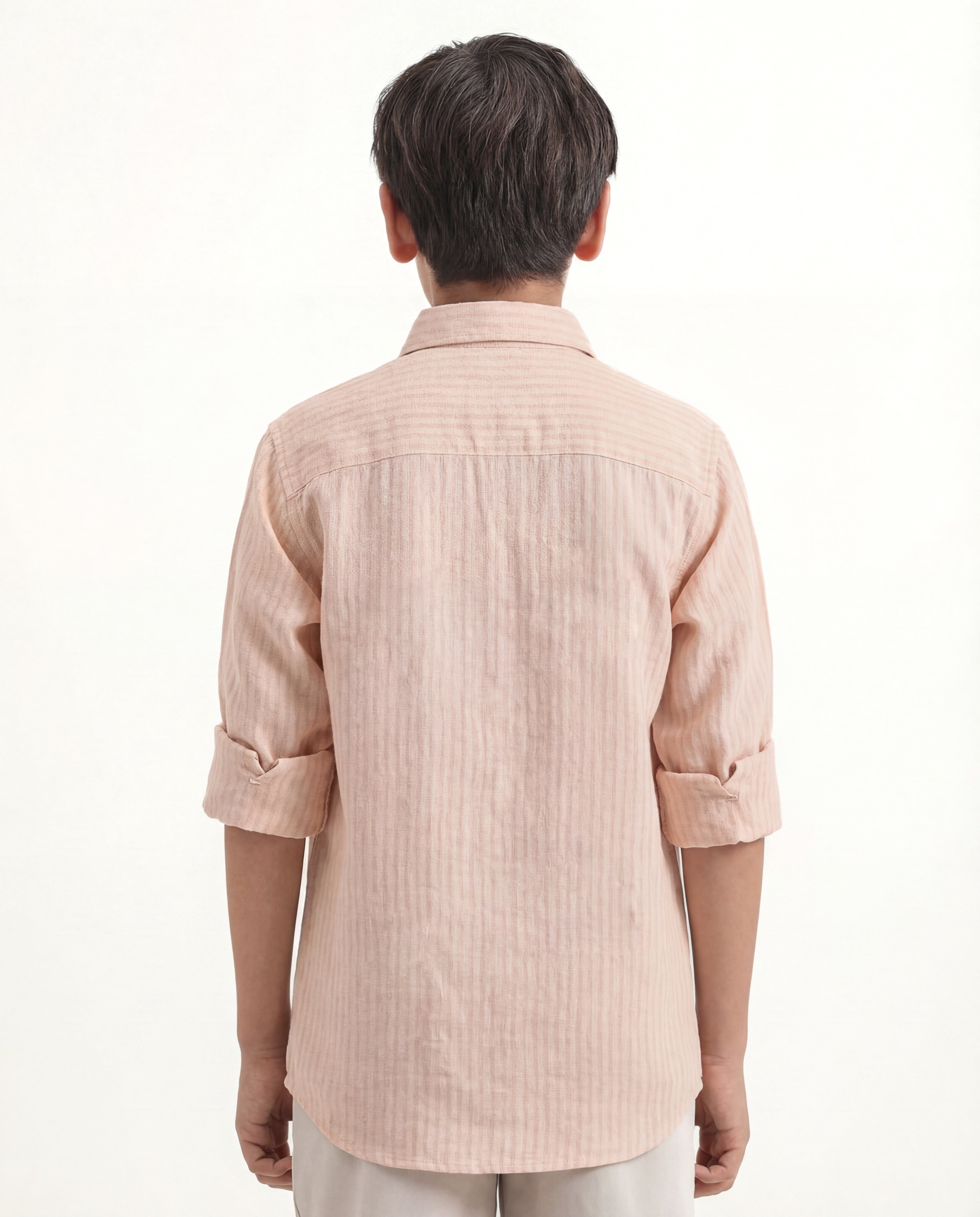 Abstract embroidery textured shirt