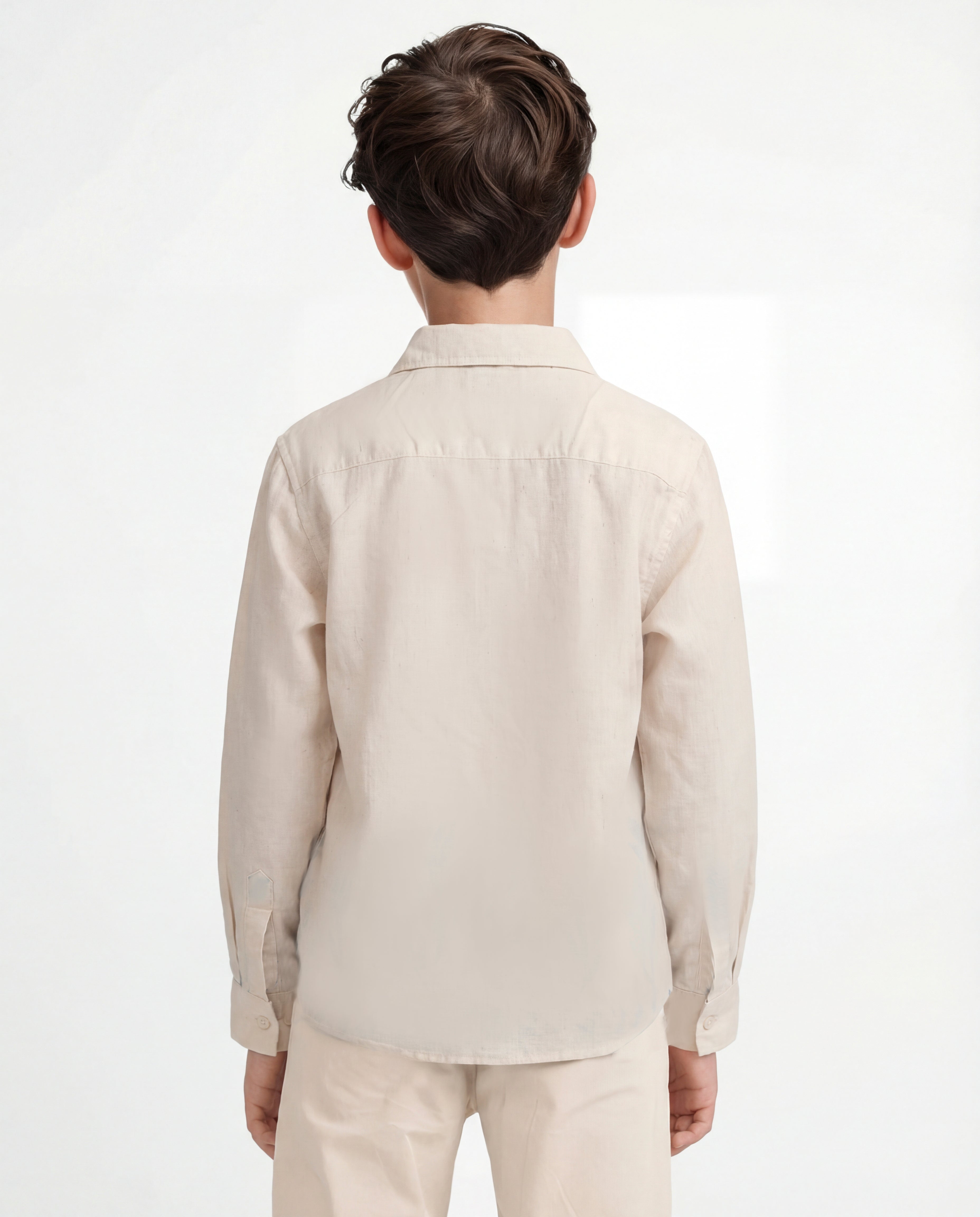 Spiral Motif Textured Shirt