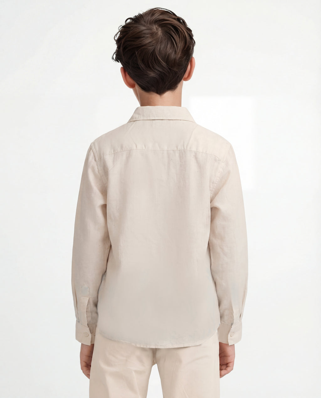 Spiral Motif Textured Shirt