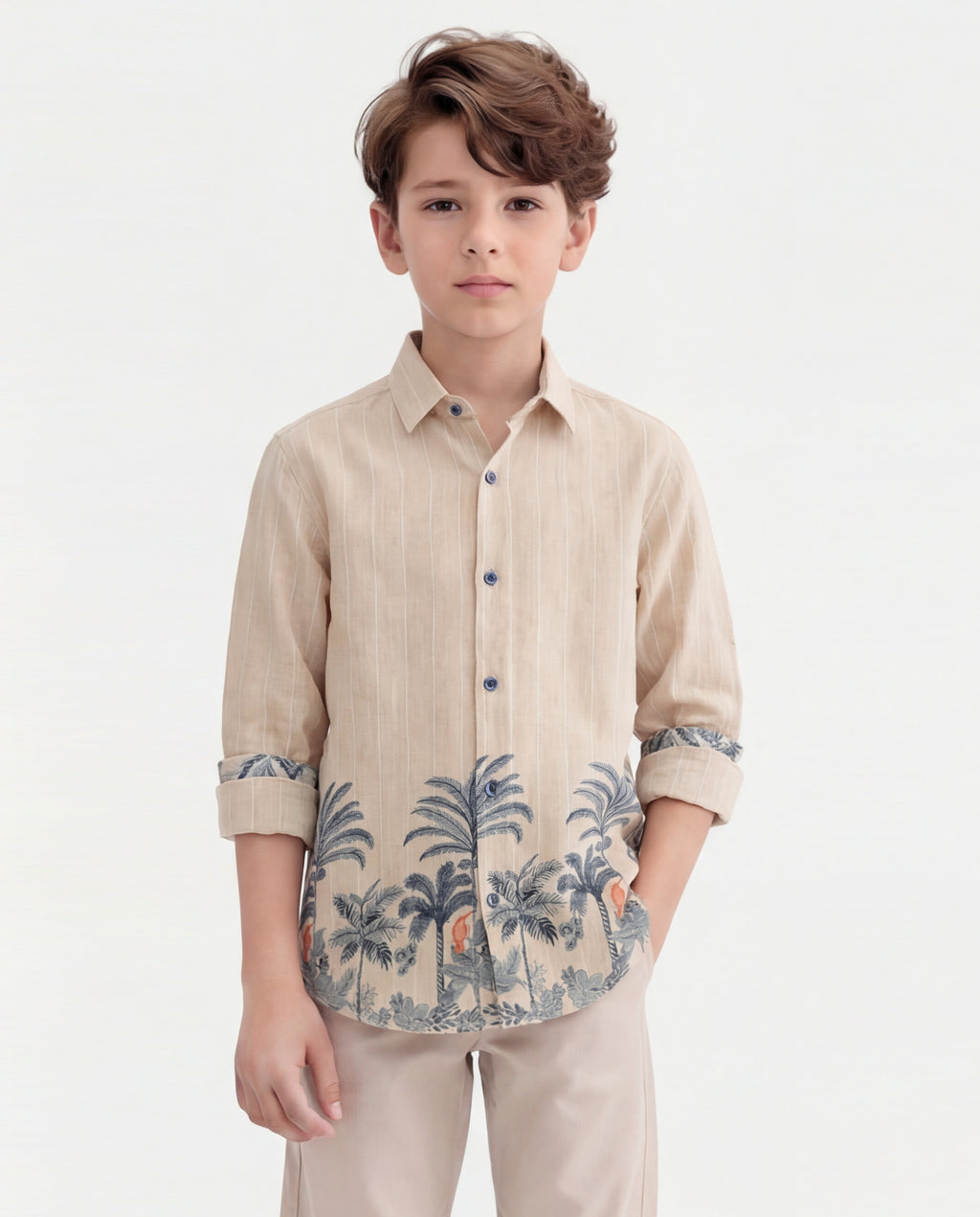 Palm Print Shirt