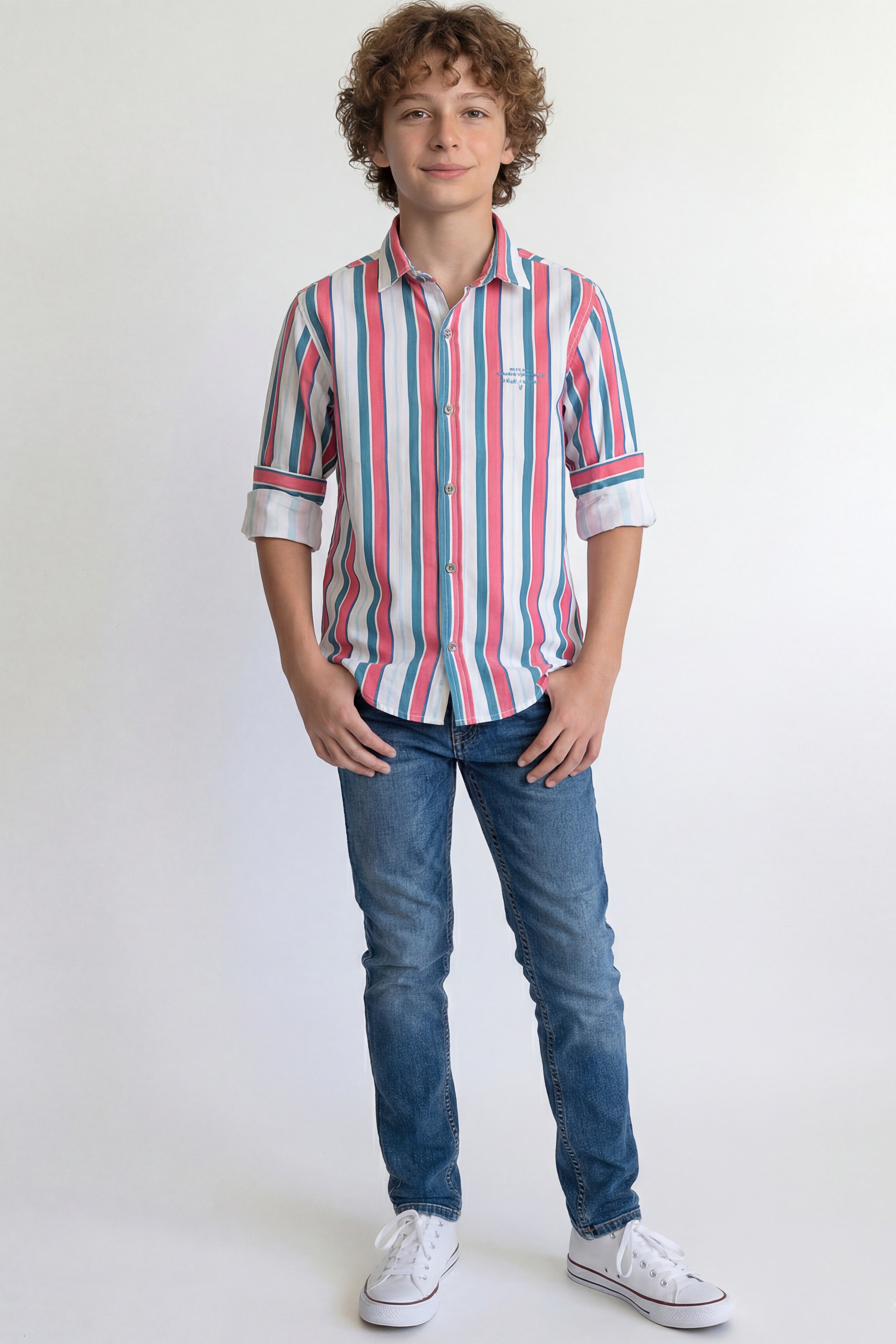 Vibrant striped shirt