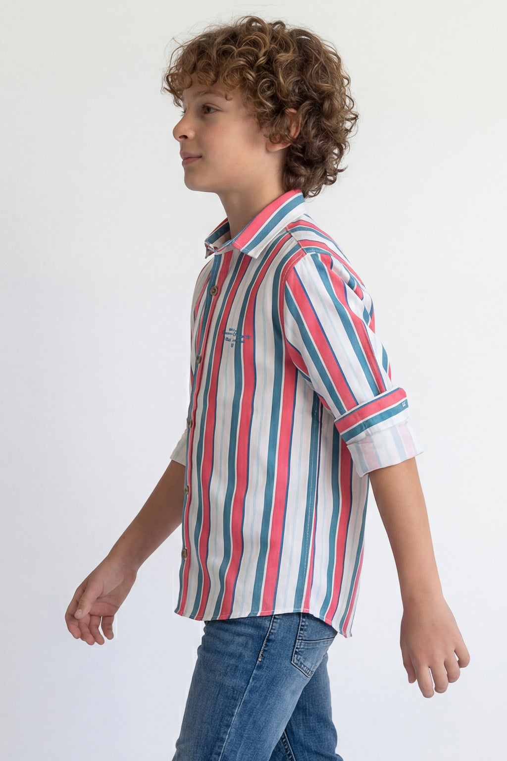 Vibrant striped shirt