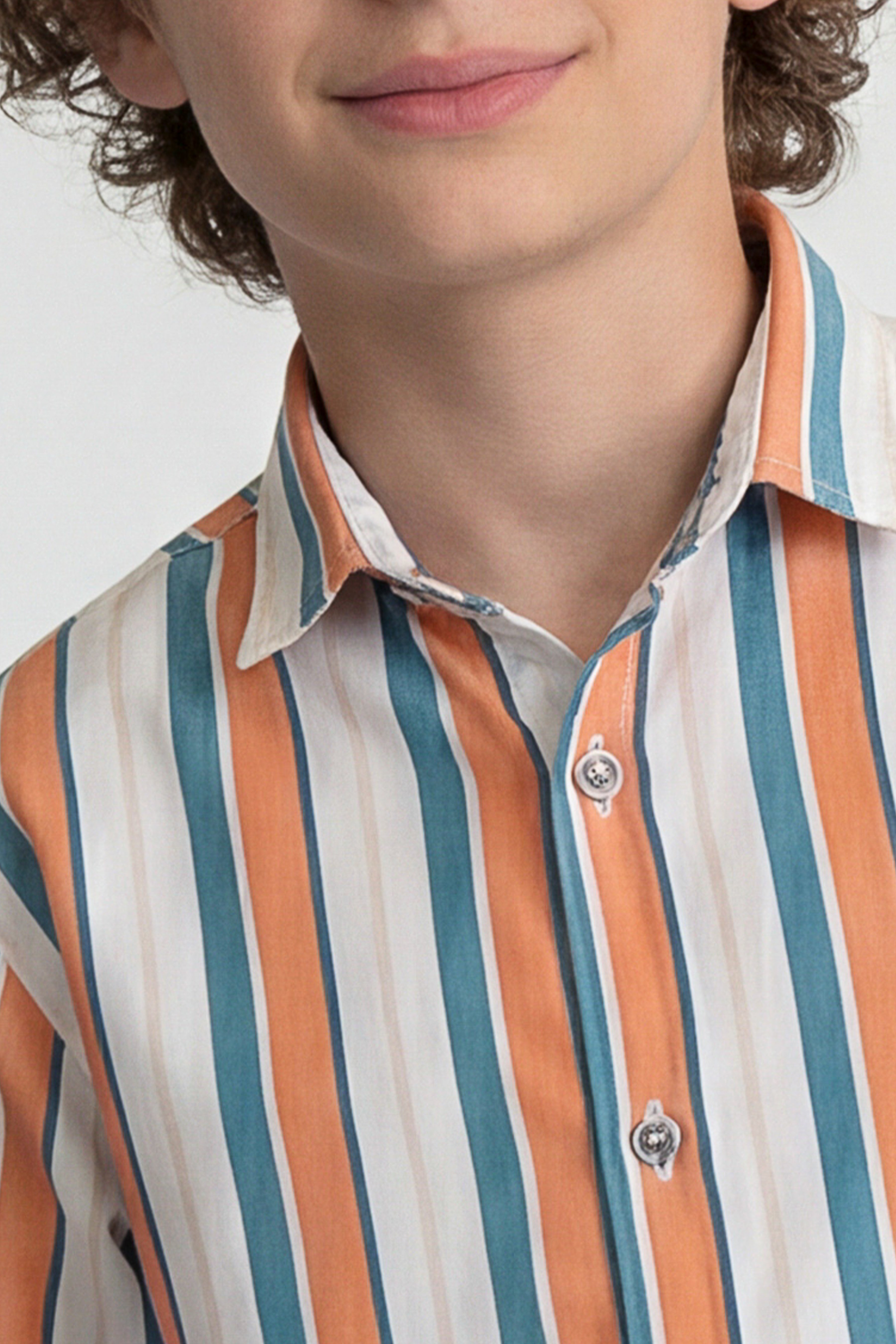 Vibrant striped shirt