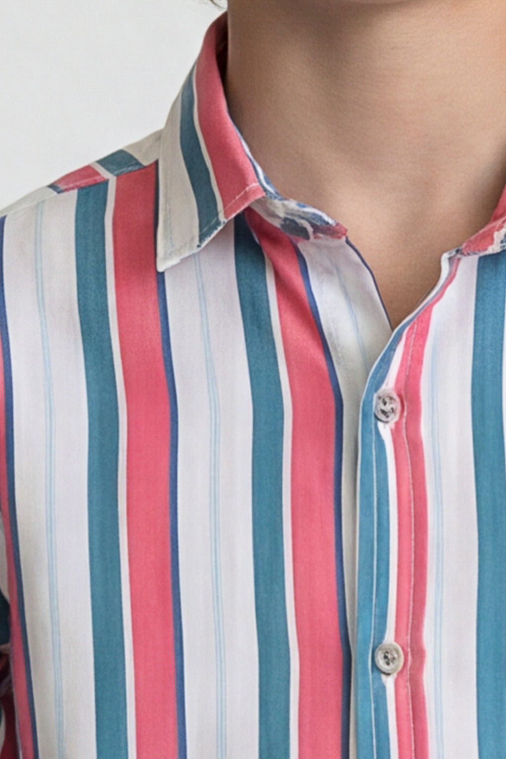 Vibrant striped shirt