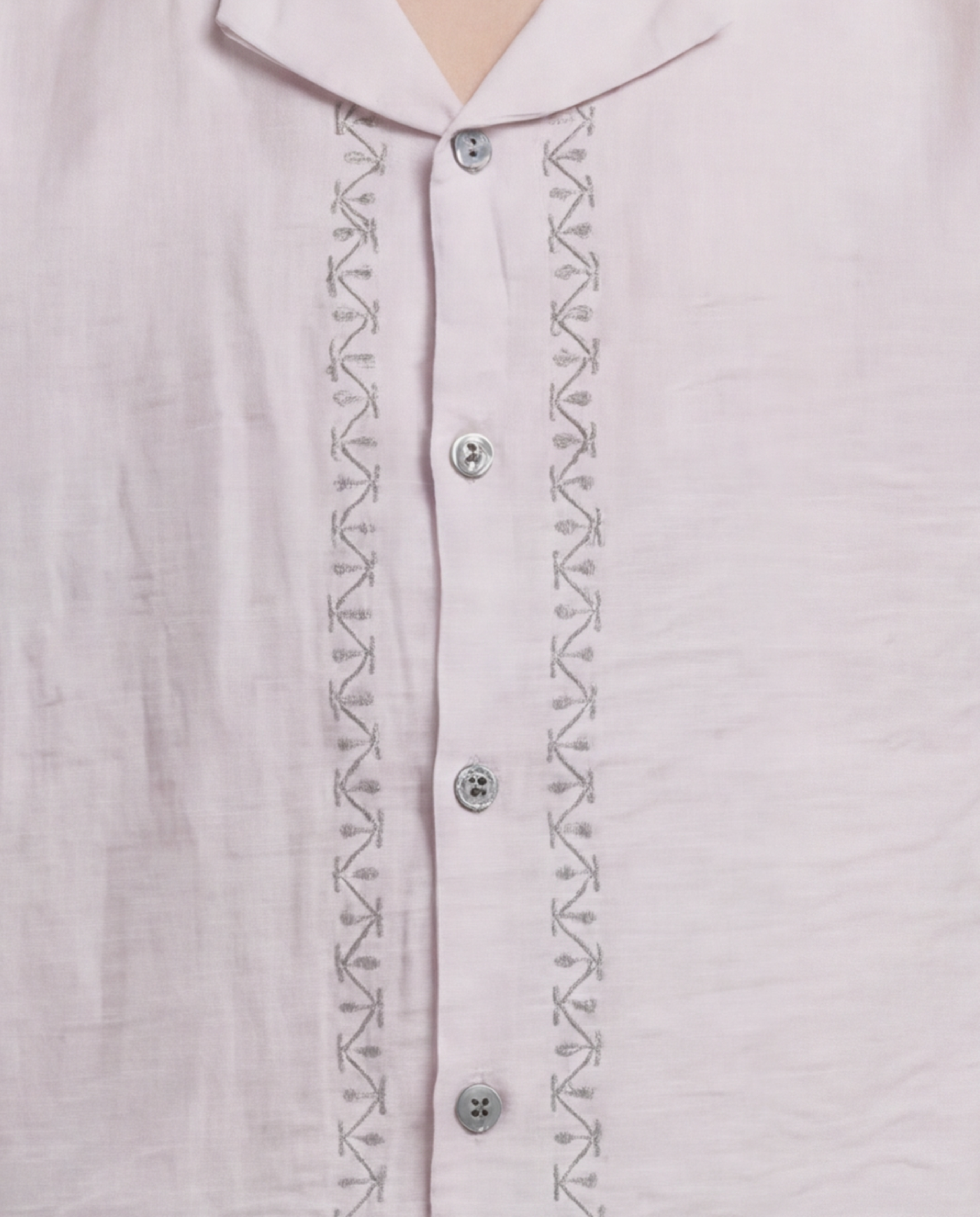 Boys' breezy short-sleeve Cuban shirt