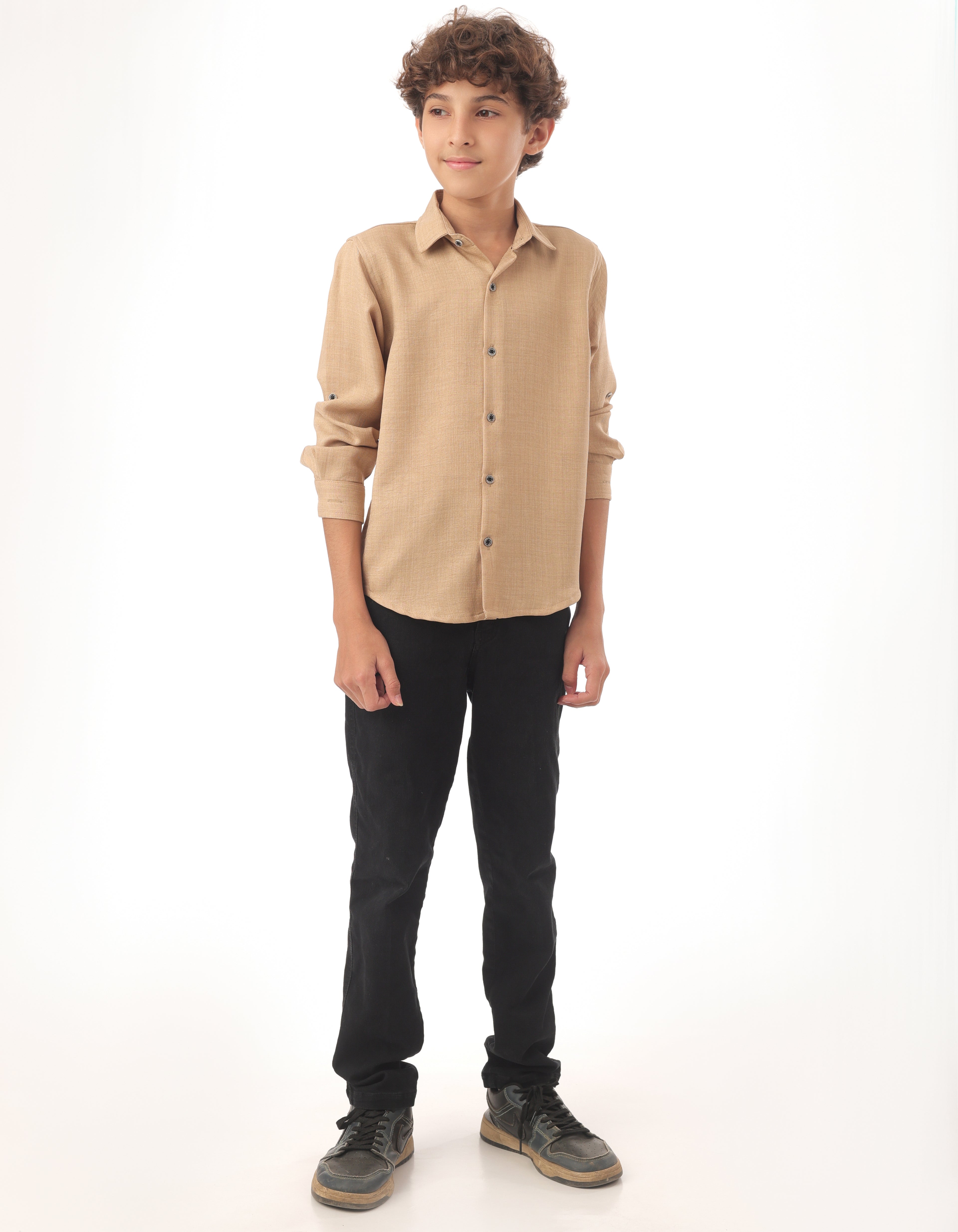 Boys full-sleeve semi-formal shirts