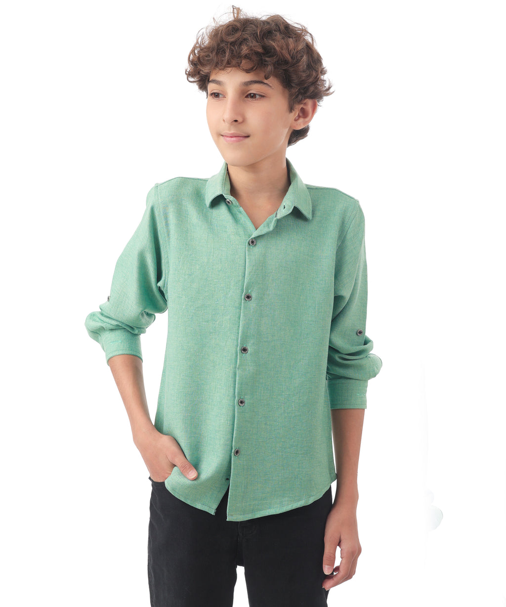 Boys full-sleeve semi-formal shirts