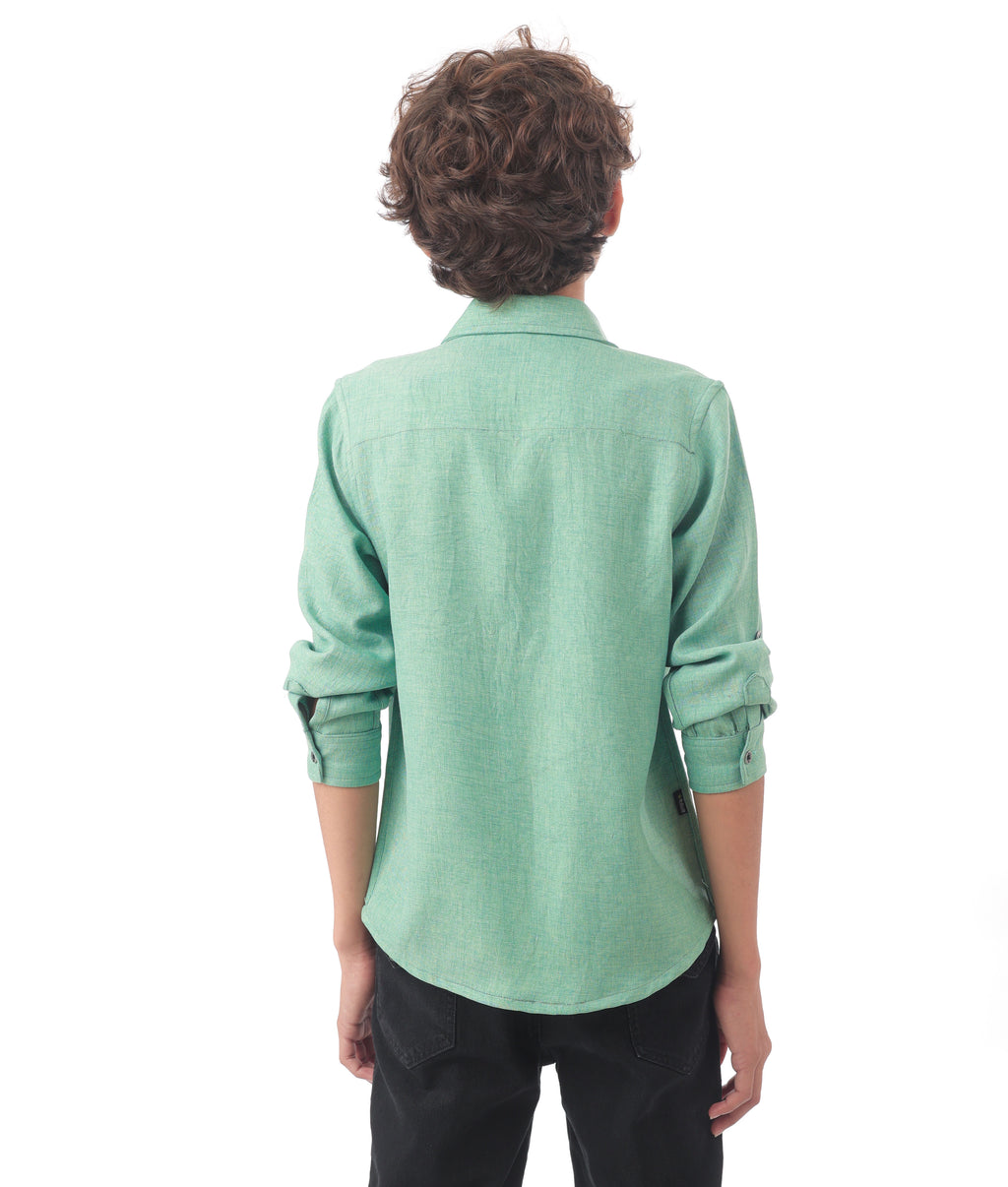 Boys full-sleeve semi-formal shirts