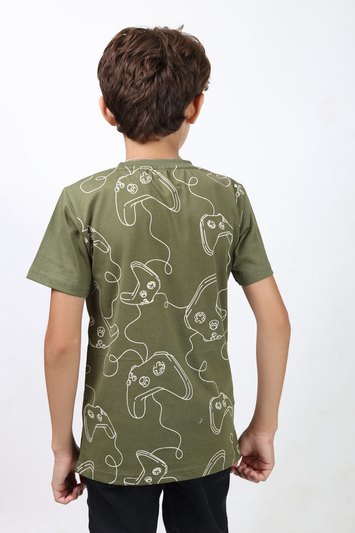 Boys' round neck comfortable t-shirt