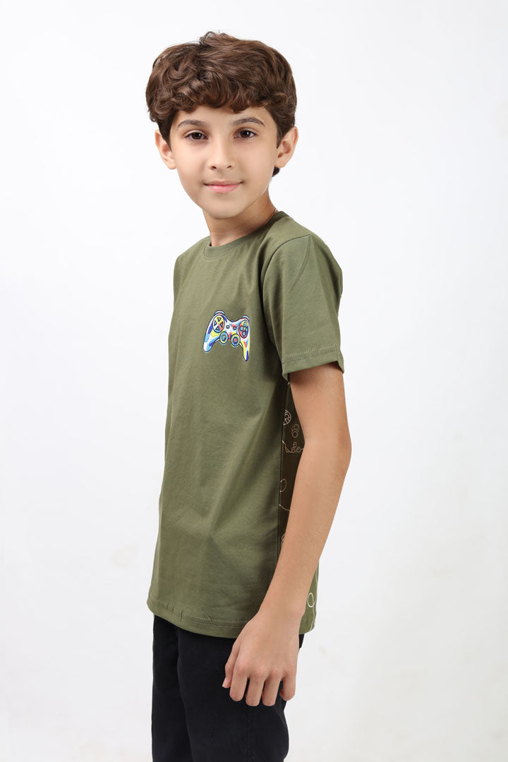 Boys' round neck comfortable t-shirt